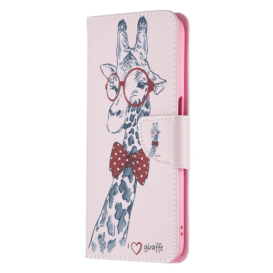 For OPPO Realme 8 5G / Realme V13 Colored Drawing Pattern Horizontal Flip Leather Case with Holder & Card Slots & Wallet(Deer) by buy2fix