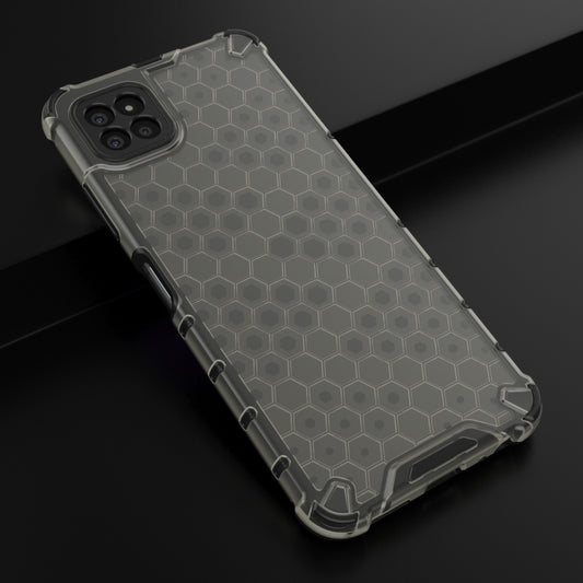 For Samsung Galaxy A22 5G Shockproof Honeycomb PC + TPU Protective Case(Black) by buy2fix