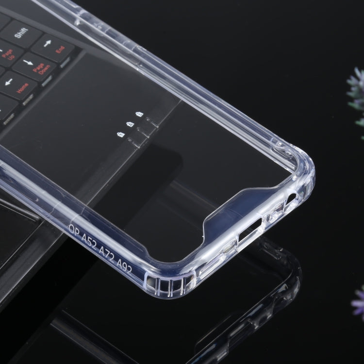 For OPPO A52 / A72 / A92 Four-corner Shockproof Transparent TPU + PC Protective Case by buy2fix