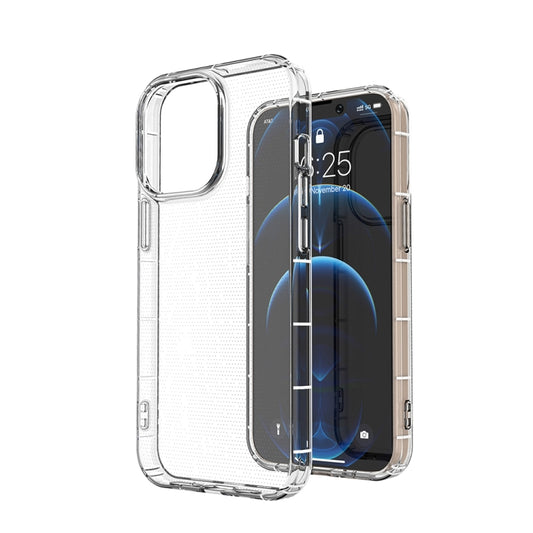 For iPhone 13 Pro Airbag Four-Corner Full Coverage Shockproof TPU Case (Transparent) by buy2fix
