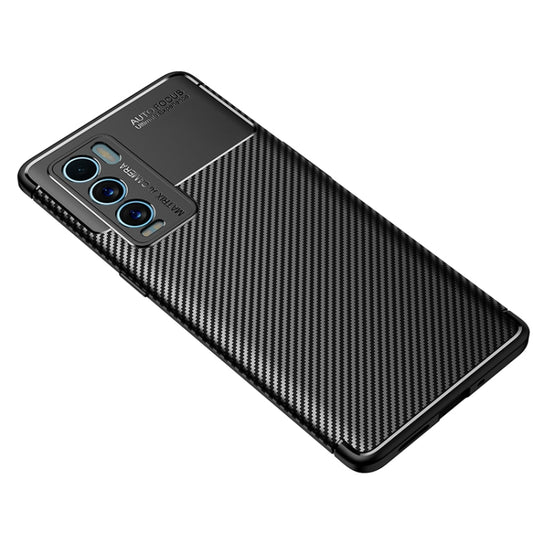 For OPPO Realme GT Explorer Master Carbon Fiber Texture Shockproof TPU Case(Black) by buy2fix