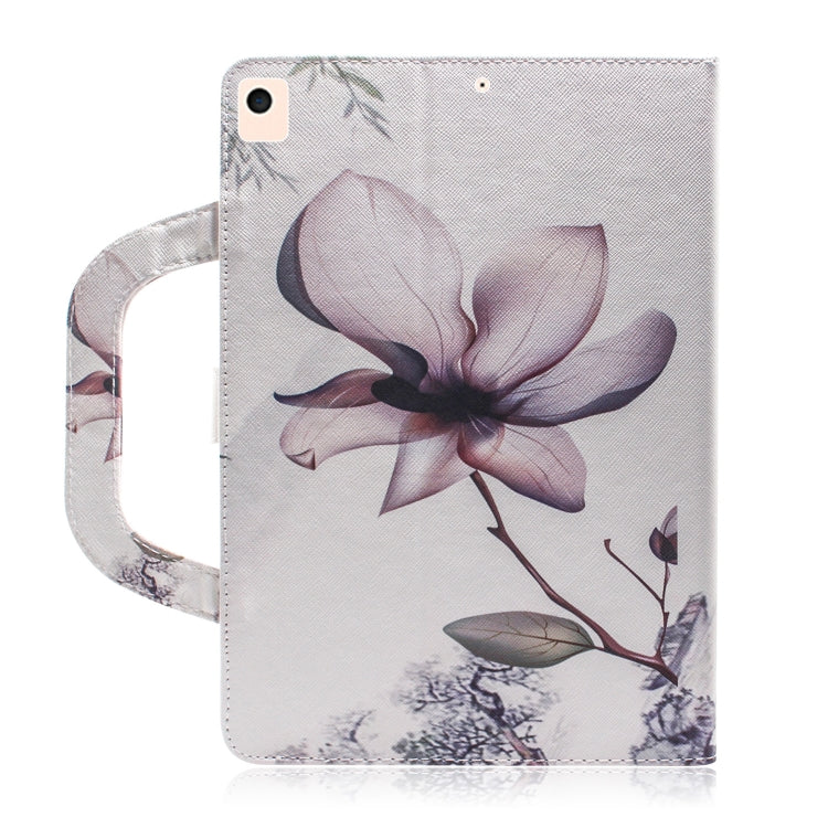 For iPad 10.2 / 10.5 / Air 2019 3D Colored Drawing Horizontal Flip Leather Case with Holder & Card Slot & Wallet & Handle(Magnolia) - iPad Air (2019) Cases by buy2fix | Online Shopping UK | buy2fix