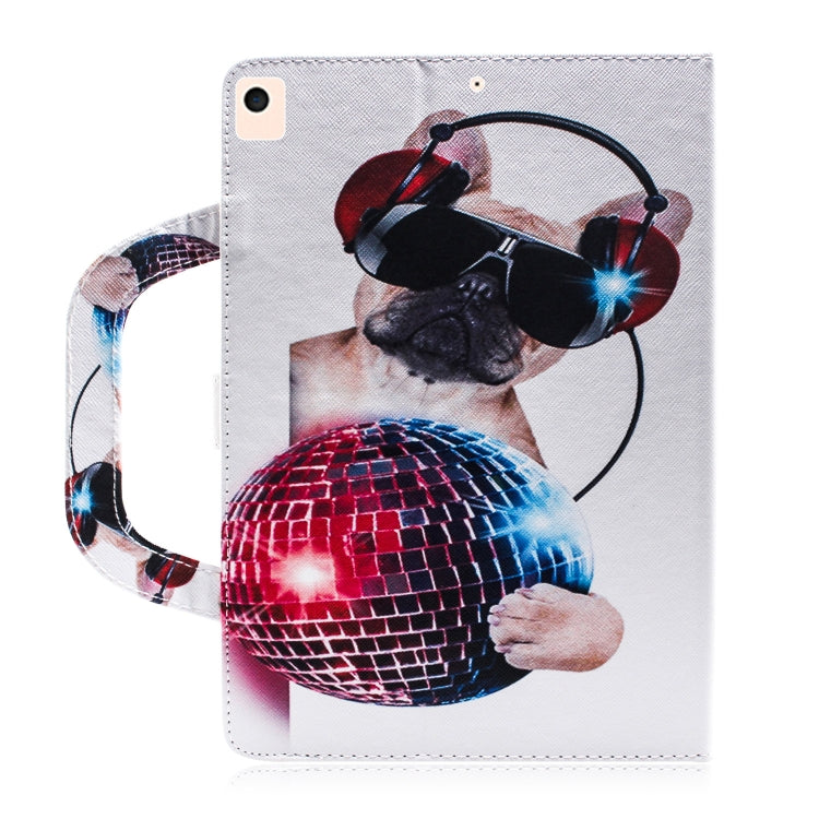For iPad 10.2 / 10.5 / Air 2019 3D Colored Drawing Horizontal Flip Leather Case with Holder & Card Slot & Wallet & Handle(Fashion Dog) - iPad Air (2019) Cases by buy2fix | Online Shopping UK | buy2fix