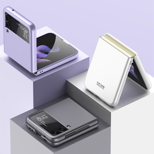 For Samsung Galaxy Z Flip3 5G GKK Ultra-thin Full Coverage PC Protective Case(Dream Mirror Purple) by GKK