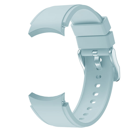 For Samsung Galaxy Watch4 Classic 42mm Silicone Watch Band(Light Blue) by buy2fix