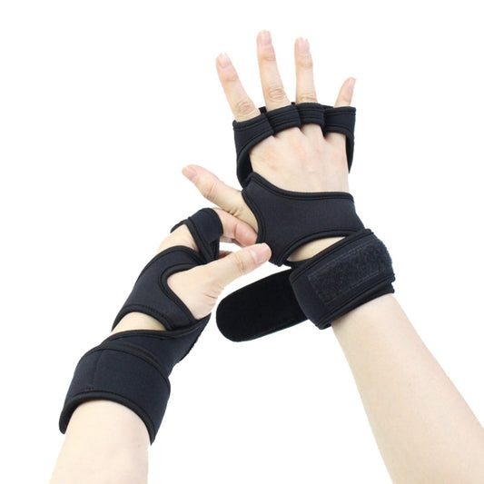 Sports Riding Gloves Silicone pull-up Exercise Gloves, Size:XL(Reinforced Black) by buy2fix