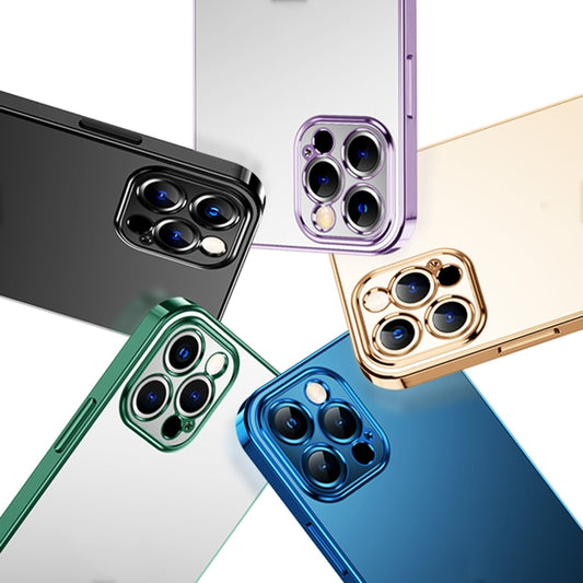 For iPhone 13 Pro SULADA Electroplating Shockproof Ultra-thin TPU Protective Case (Black) by SULADA