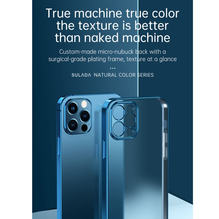 For iPhone 13 Pro SULADA Electroplating Shockproof Ultra-thin TPU Protective Case (Black) by SULADA