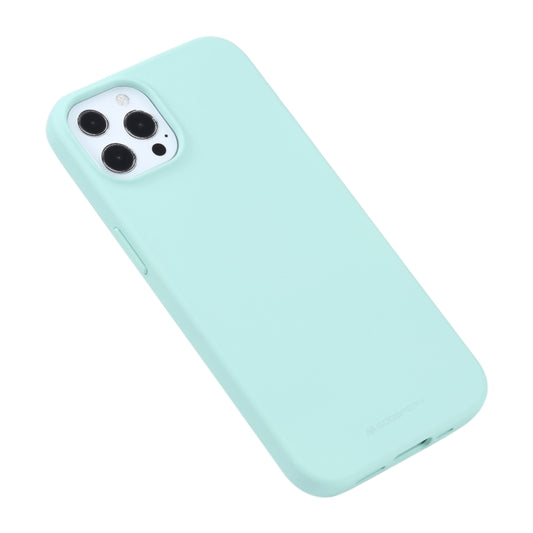 For iPhone 13 Pro GOOSPERY SOFT FEELING Liquid TPU Shockproof Soft Case (Mint Green) by GOOSPERY