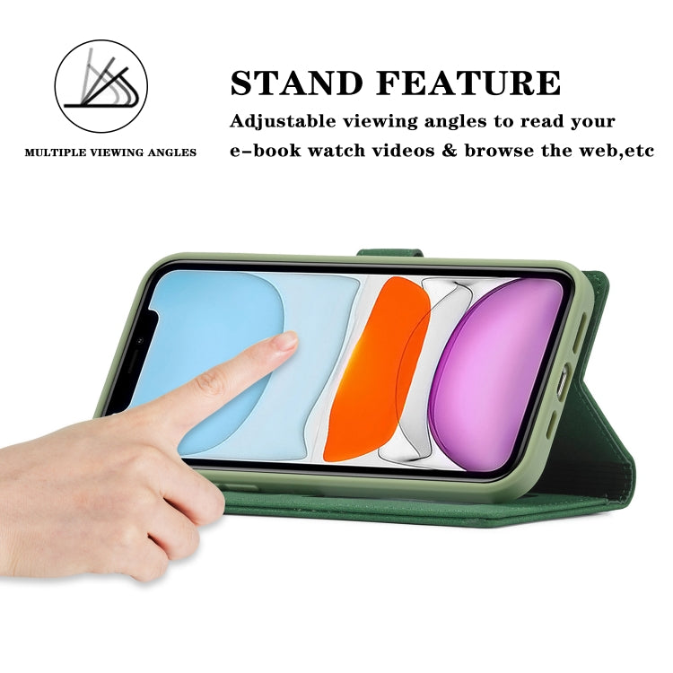For iPhone 13 mini Forwenw F1 Series Matte Strong Magnetism Horizontal Flip Leather Case with Holder & Card Slots & Wallet & Photo Frame (Black) - iPhone 13 mini Cases by Forwenw | Online Shopping UK | buy2fix