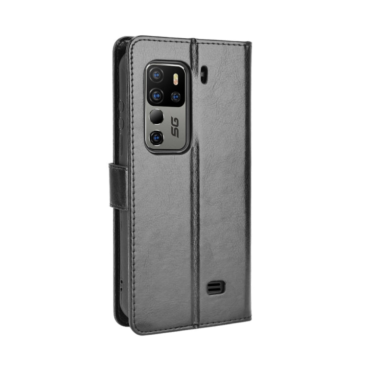 For Ulefone Armor 11 5G/11T 5G Crazy Horse Texture Horizontal Flip Leather Case with Holder & Card Slots & Lanyard(Black) - Ulefone Cases by buy2fix | Online Shopping UK | buy2fix