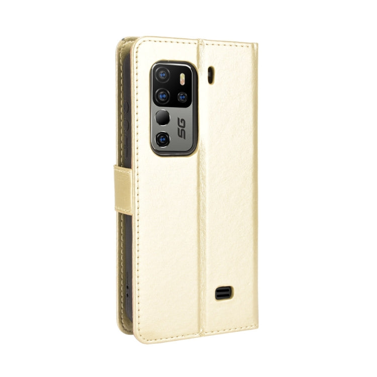 For Ulefone Armor 11 5G/11T 5G Crazy Horse Texture Horizontal Flip Leather Case with Holder & Card Slots & Lanyard(Gold) - Ulefone Cases by buy2fix | Online Shopping UK | buy2fix