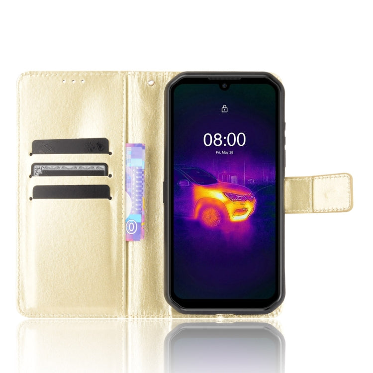 For Ulefone Armor 11 5G/11T 5G Crazy Horse Texture Horizontal Flip Leather Case with Holder & Card Slots & Lanyard(Gold) - Ulefone Cases by buy2fix | Online Shopping UK | buy2fix