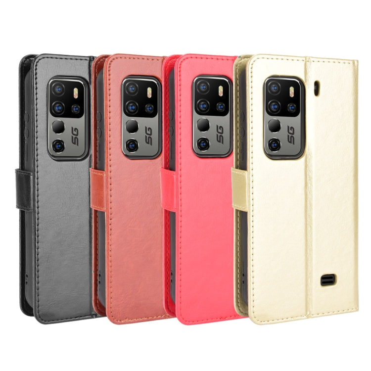 For Ulefone Armor 11 5G/11T 5G Crazy Horse Texture Horizontal Flip Leather Case with Holder & Card Slots & Lanyard(Gold) - Ulefone Cases by buy2fix | Online Shopping UK | buy2fix
