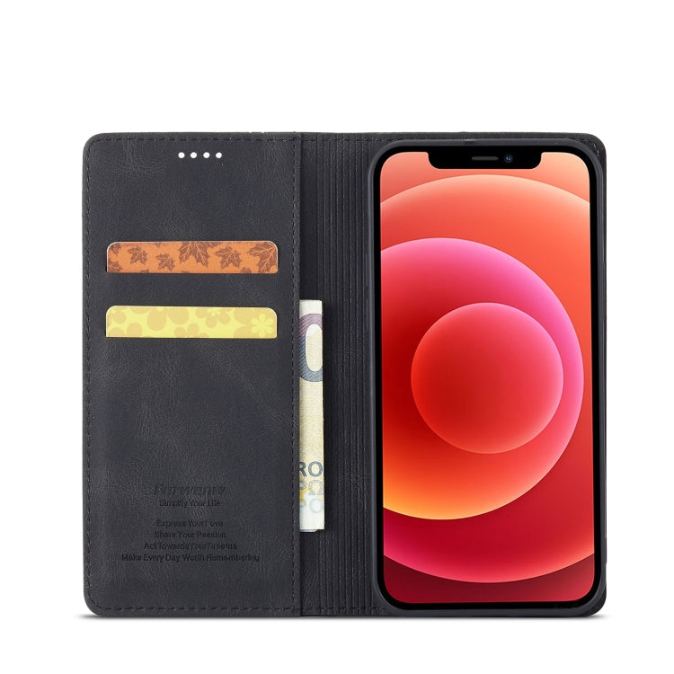 For iPhone 11 Pro Forwenw F2 Series Magnetic Horizontal Flip Leather Case with Holder & Card Slots & Wallet (Black) - iPhone 11 Pro Cases by Forwenw | Online Shopping UK | buy2fix