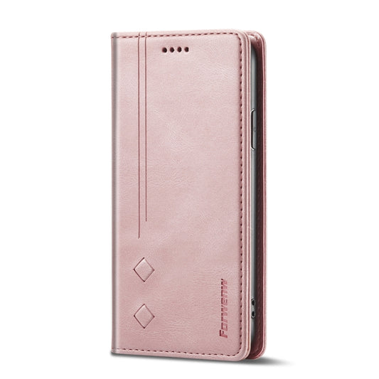 For iPhone XR Forwenw F2 Series Magnetic Horizontal Flip Leather Case with Holder & Card Slots & Wallet(Rose Gold) - More iPhone Cases by Forwenw | Online Shopping UK | buy2fix