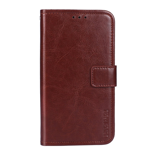 idewei Crazy Horse Texture Horizontal Flip Leather Case with Holder & Card Slots & Wallet For OnePlus Nord 2 5G(Brown) - OnePlus Cases by idewei | Online Shopping UK | buy2fix