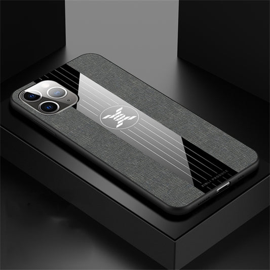 For iPhone 11 Pro Max XINLI Stitching Cloth Textue Shockproof TPU Protective Case(Grey) - iPhone 11 Pro Max Cases by XINLI | Online Shopping UK | buy2fix