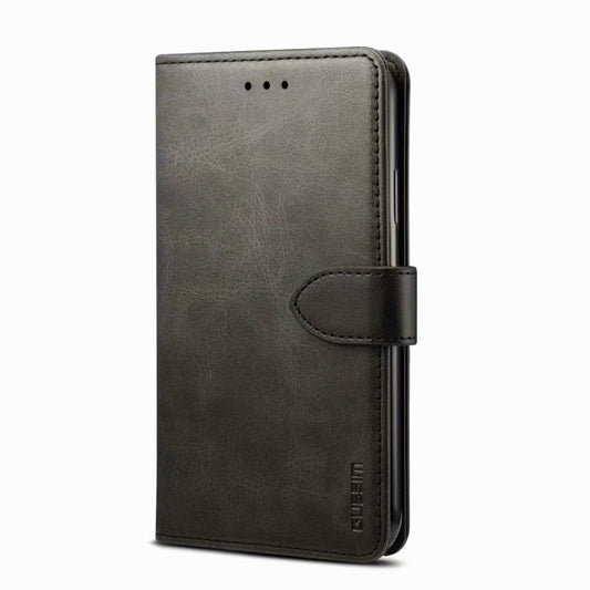 For iPhone 13 Pro GUSSIM Business Style Horizontal Flip Leather Case with Holder & Card Slots & Wallet (Black) by GUSSIM