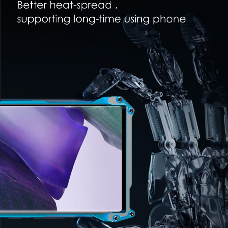 For iPhone 13 Pro R-JUST Shockproof Armor Metal Protective Case (Blue) by R-JUST