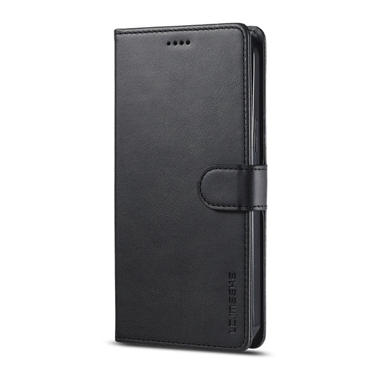 For iPhone 13 Pro LC.IMEEKE Calf Texture Horizontal Flip Leather Case with Holder & Card Slots & Wallet (Black) by LC.IMEEKE