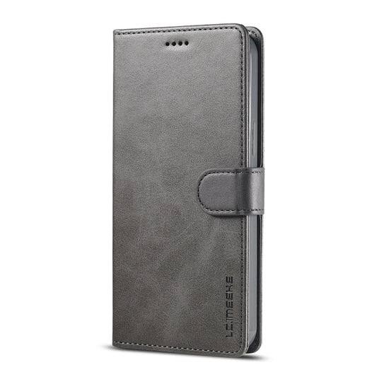 For iPhone 13 Pro LC.IMEEKE Calf Texture Horizontal Flip Leather Case with Holder & Card Slots & Wallet (Grey) by LC.IMEEKE