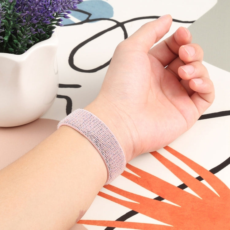 Single Lap Nylon Watch Band, Size: XS 135mm For Apple Watch Ultra 49mm&Watch Ultra 2 49mm / Series 9&8&7 45mm / SE 3&SE 2&6&SE&5&4 44mm / 3&2&1 42mm(Lake Blue) by buy2fix