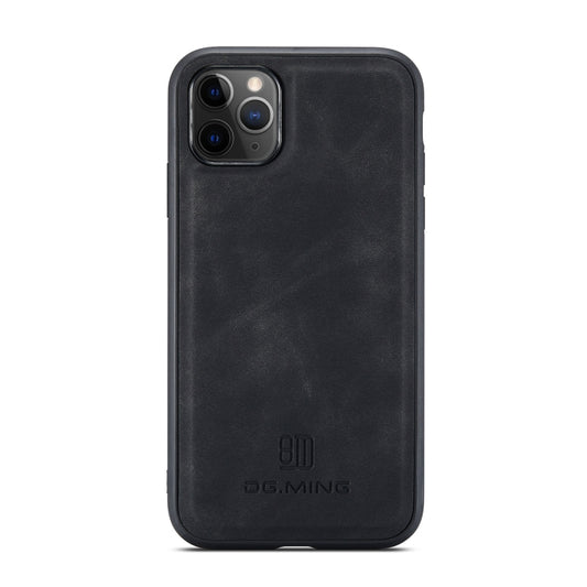 DG.MING M1 Series 3-Fold Multi Card Wallet Back Cover Shockproof Case with Holder Function For iPhone 11 Pro(Black) by DG.MING