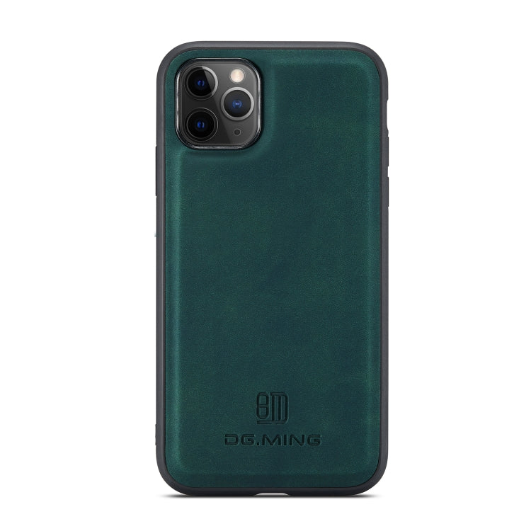 DG.MING M1 Series 3-Fold Multi Card Wallet Back Cover Shockproof Case with Holder Function For iPhone 11 Pro Max(Green) - iPhone 11 Pro Max Cases by DG.MING | Online Shopping UK | buy2fix