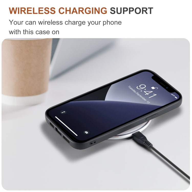 For iPhone 13 Pro Max DG.MING M1 Series 3-Fold Multi Card Wallet Shockproof Case with Holder Function (Coffee) by DG.MING