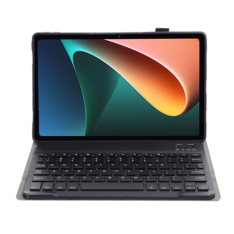 A0N5 Ultra-thin Detachable Lambskin Texture TPU Bluetooth Keyboard Leather Tablet Case with Holder For Xiaomi Pad 5 / 5 Pro(Black) - Xiaomi Keyboard by buy2fix | Online Shopping UK | buy2fix