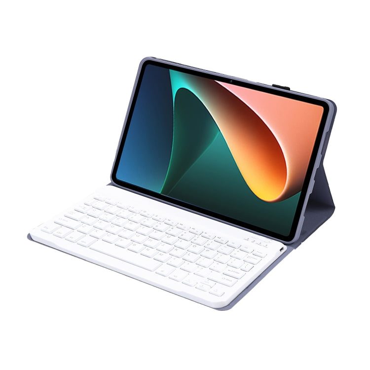 A0N5 Ultra-thin Detachable Lambskin Texture TPU Bluetooth Keyboard Leather Tablet Case with Holder For Xiaomi Pad 5 / 5 Pro(Purple) - Xiaomi Keyboard by buy2fix | Online Shopping UK | buy2fix