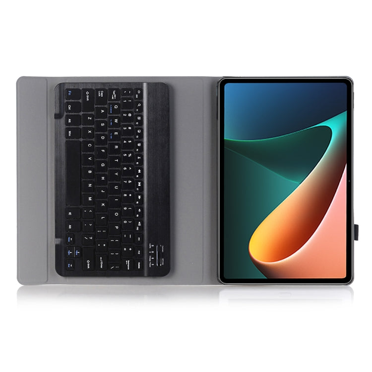 A0N5 Ultra-thin Detachable Lambskin Texture TPU Bluetooth Keyboard Leather Tablet Case with Holder For Xiaomi Pad 5 / 5 Pro(Black) - Xiaomi Keyboard by buy2fix | Online Shopping UK | buy2fix