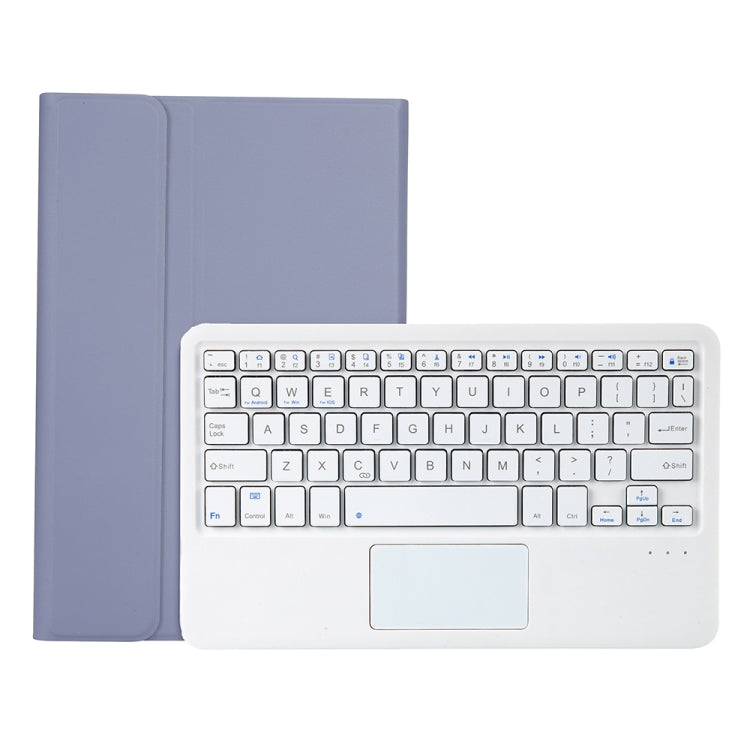 A0N5-A Ultra-thin Detachable Lambskin Texture TPU Bluetooth Keyboard Leather Tablet Case with Holder & Touchpad For Xiaomi Pad 5 / 5 Pro(Purple) - Xiaomi Keyboard by buy2fix | Online Shopping UK | buy2fix