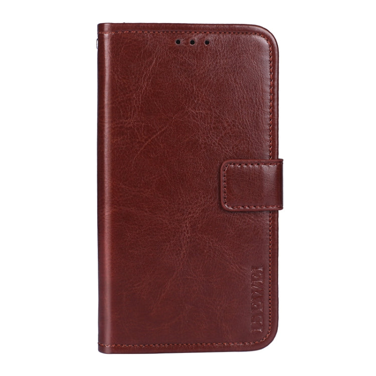 idewei Crazy Horse Texture Horizontal Flip Leather Case with Holder & Card Slots & Wallet For Oukitel C21 Pro(Brown) - More Brand by idewei | Online Shopping UK | buy2fix