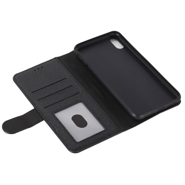 For iPhone XS Max GEBEI Top-grain Leather Horizontal Flip Protective Case with Holder & Card Slots & Wallet & Photo Frame(Black) - More iPhone Cases by GEBEI | Online Shopping UK | buy2fix