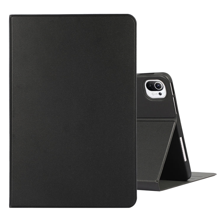 For Xiaomi Pad 5 Voltage Craft Texture TPU Horizontal Flip Protective Case with Holder(Black) - More Tablet Cases by buy2fix | Online Shopping UK | buy2fix