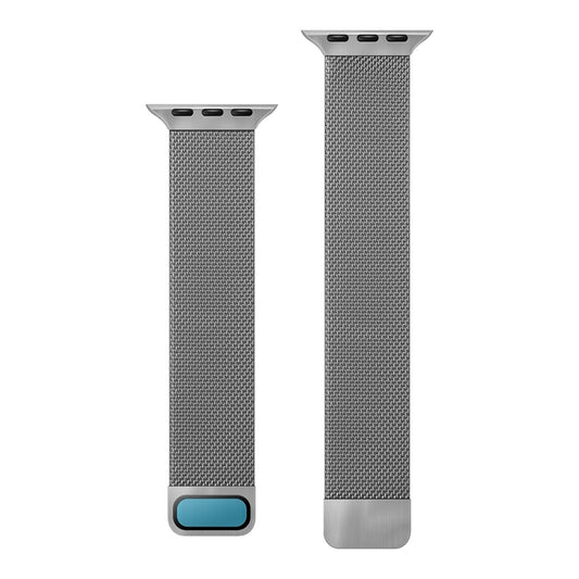 Adjustable Dual Section Milan Watch Band For Apple Watch Ultra 49mm&Watch Ultra 2 49mm / Series 9&8&7 45mm / SE 3&SE 2&6&SE&5&4 44mm / 3&2&1 42mm(Silver) by buy2fix