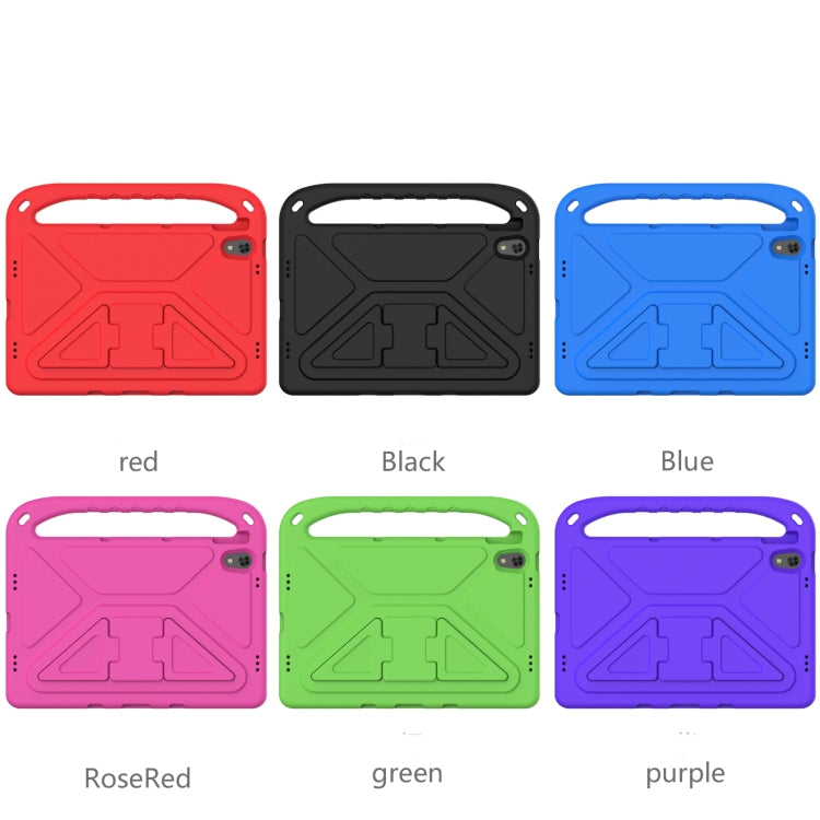 For Lenovo Tab P11 TB-J606F / Tab P11 Plus TB-J607F Portable Handle EVA Shockproof Anti Falling Protective Case with Triangle Holder(Red) by buy2fix