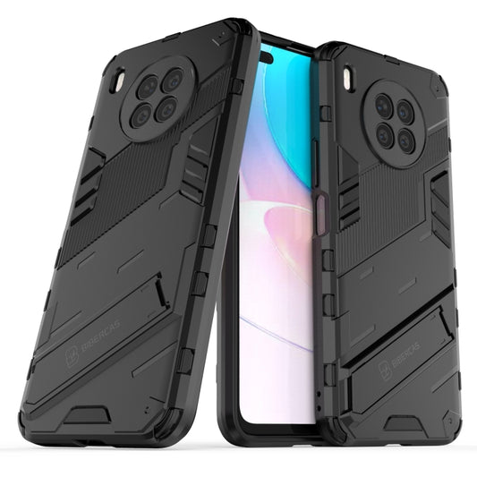 For Huawei nova 8i Foreign Version Punk Armor 2 in 1 PC + TPU Shockproof Case with Invisible Holder(Black) by buy2fix