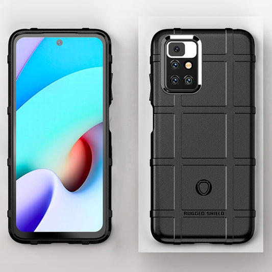 Full Coverage Shockproof TPU Case For Xiaomi Redmi 10(Black) by buy2fix