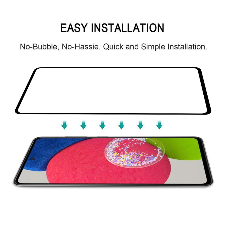 For Samsung Galaxy A52s 5G 25 PCS Full Glue Full Cover Screen Protector Tempered Glass Film by buy2fix