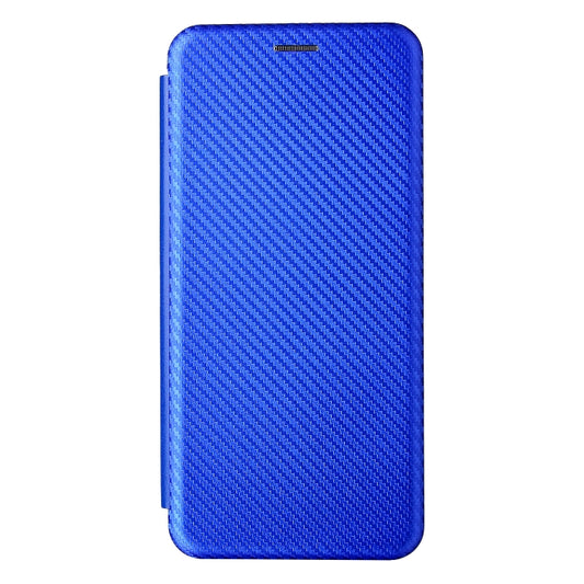 Carbon Fiber Texture Horizontal Flip TPU + PC + PU Leather Case with Card Slot For Motorola Edge 20 Lite(Blue) by buy2fix