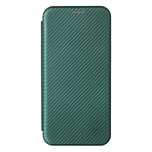 Carbon Fiber Texture Horizontal Flip TPU + PC + PU Leather Case with Card Slot For Xiaomi Redmi 10(Green) by buy2fix