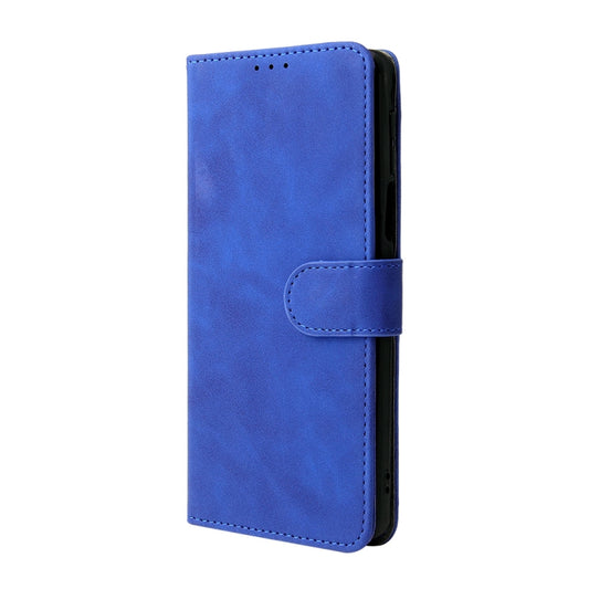 Solid Color Skin Feel Magnetic Buckle Horizontal Flip Calf Texture PU Leather Case with Holder & Card Slots & Wallet For Motorola Moto Edge 20 Pro(Blue) by buy2fix