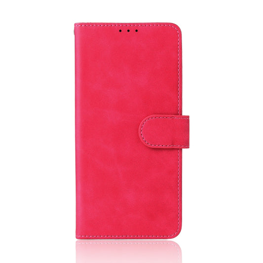 Solid Color Skin Feel Magnetic Buckle Horizontal Flip Calf Texture PU Leather Case with Holder & Card Slots & Wallet For Xiaomi Redmi 10(Rose Red) by buy2fix