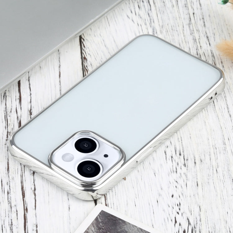 For iPhone 13 Ultra-thin Electroplating TPU Protective Case(Silver) - iPhone 13 Cases by buy2fix | Online Shopping UK | buy2fix