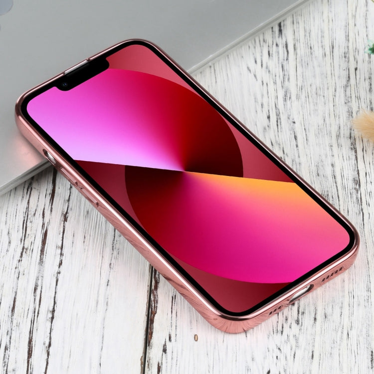 For iPhone 13 Ultra-thin Electroplating TPU Protective Case(Pink) - iPhone 13 Cases by buy2fix | Online Shopping UK | buy2fix