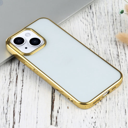 For iPhone 13 Ultra-thin Electroplating TPU Protective Case(Gold) by buy2fix
