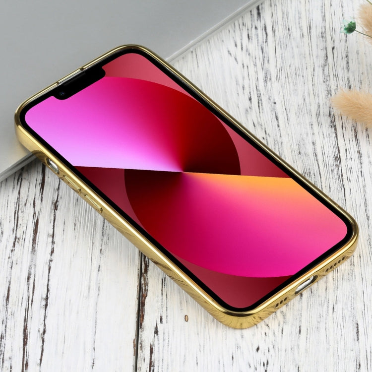 For iPhone 13 Ultra-thin Electroplating TPU Protective Case(Gold) - iPhone 13 Cases by buy2fix | Online Shopping UK | buy2fix